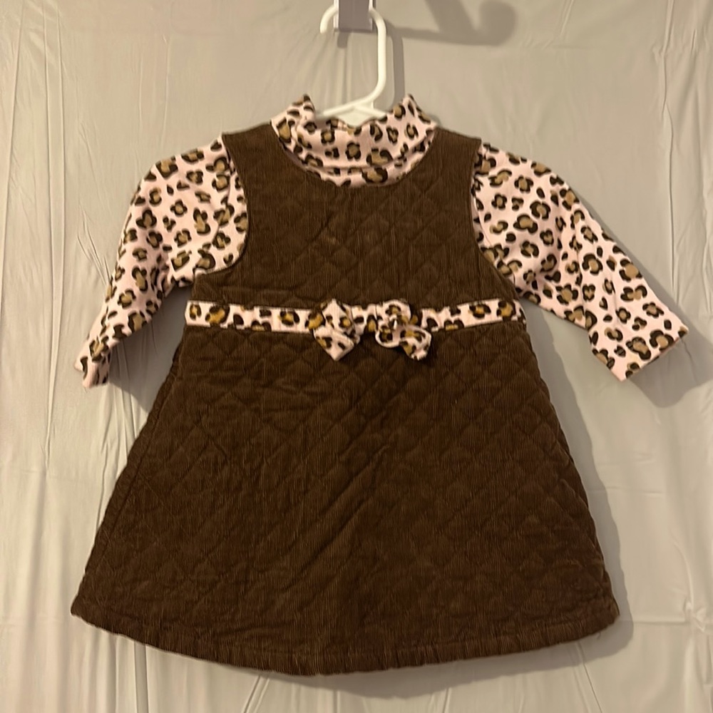 Leopard 2 pc dress set 🐆